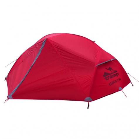 Tramp яркая лёгкая палатка Cloud 2Si (light red)