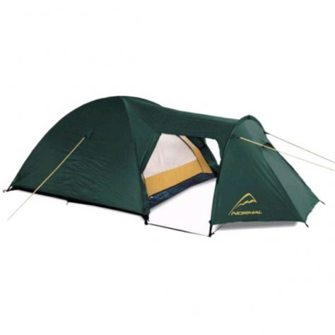 Normal палатка с большим тамбуром Нева 3 (тёмно-зеленый)