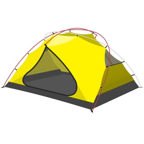 Normal хабовая палатка Зеро Z 2 PRO (жёлтый)