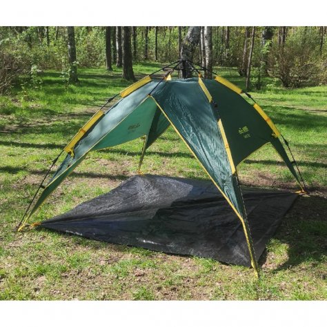 Tramp палатка автомат с коротким тентом Swift 3 V2 (зелёный)