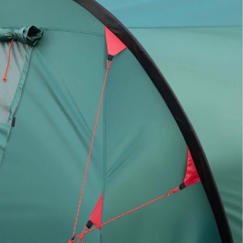 Палатка кемпинговая с двумя спальнями Tramp Brest 4 V2 (зелёный)