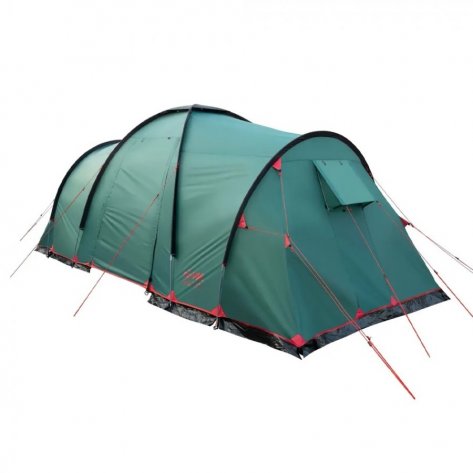 Палатка кемпинговая с двумя спальнями Tramp Brest 4 V2 (зелёный)