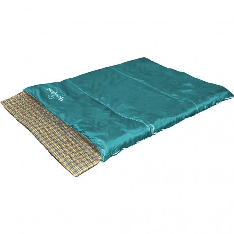 Спальный мешок двухместный Greenell Йол V3 -7 (зелёный)