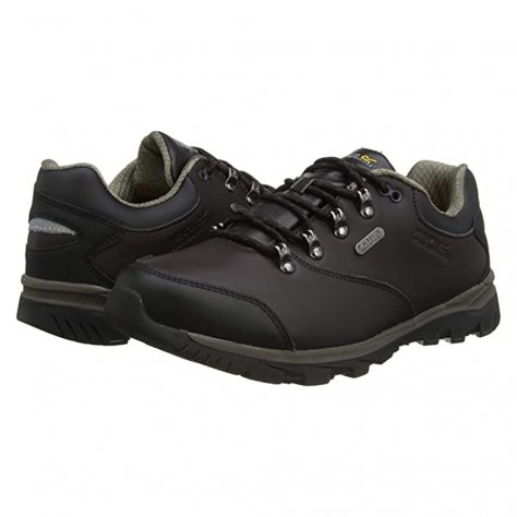 Ботинки мужские Regatta Kota Leather Low (коричневый/зеленый)