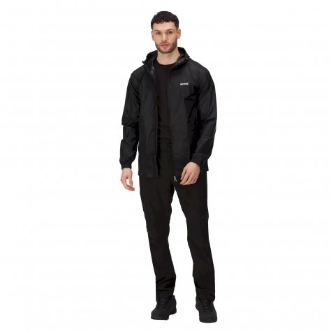 Непромокаемая куртка мужская Regatta Pack It Jkt lll (чёрный)