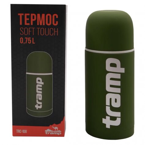 Tramp термос Soft Touch 0,75 л  (хаки)