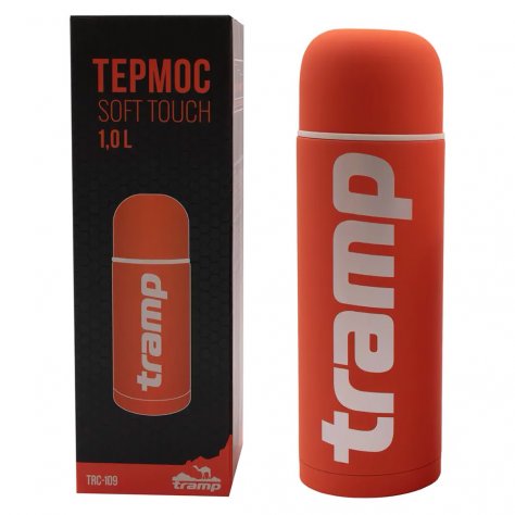 Tramp термос Soft Touch 1,0 л (оранжевый)