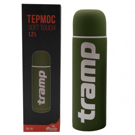Tramp термос Soft Touch 1,2 л (хаки)