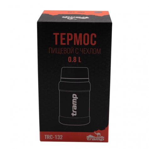Tramp термос с широким горлом 0,8 л с сумкой TRC-132 (оливковый)