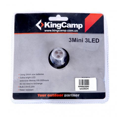 KingCamp налобный фонаpь KA3604