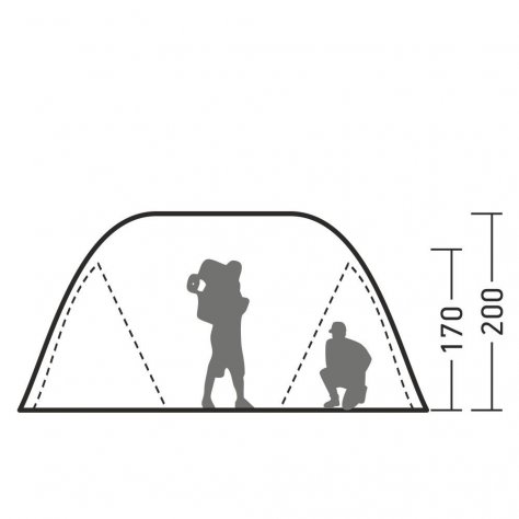 Палатка двухкомнатная автоматическая Виржиния 6 Квик