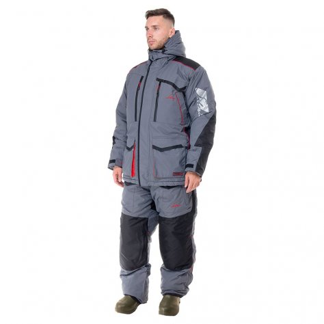 Костюм Huntsman Siberia ,тк.Breathable (cерый/черный)