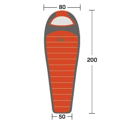 Tramp мешок спальный Oimyakon T-Loft -30 Compact (оранжевый/серый)