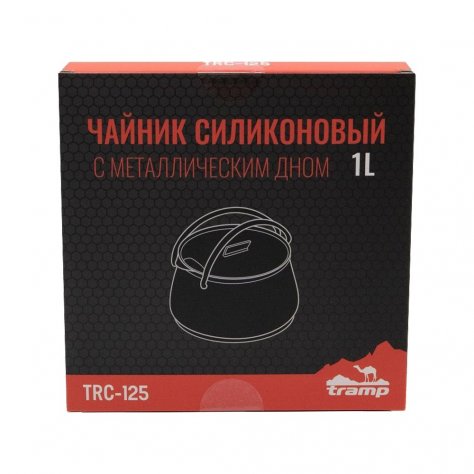 Tramp чайник складной силиконовый 1л TRC-125 (терракотовый)