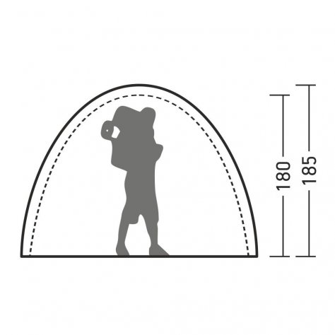 Палатка кемпинговая семейная Greenell Хоут 4 V2