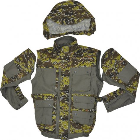 Костюм Huntsman Зверобой тк. Смесовая (Хаки/Цифра №62 КМФ)