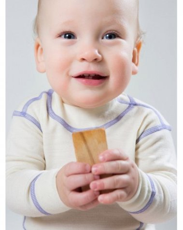 Боди детское Soft 100% шерсть мериноса (молочный)