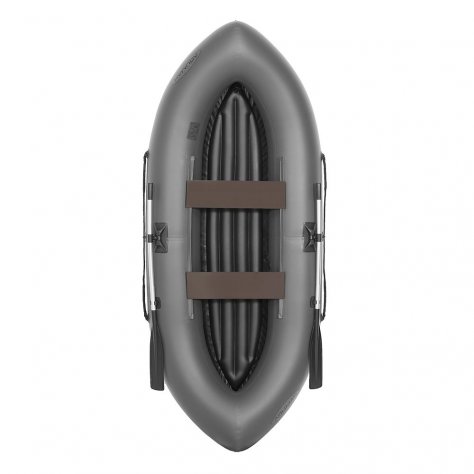 Лодка гребная Лоцман Турист 320 ВНД (Серый)