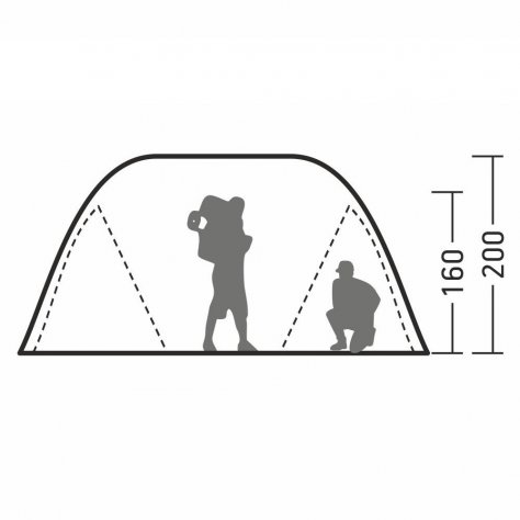 Палатка шестиместная двухкомнатная Виржиния 6 плюс